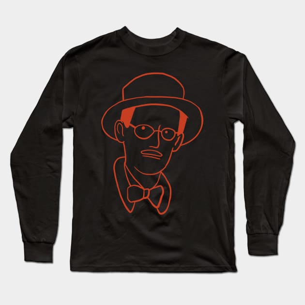 James Joyce Long Sleeve T-Shirt by isstgeschichte